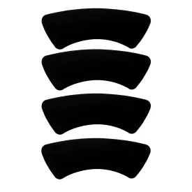 2 Pairs Heel Cushion Inserts, Self-Adhesive Heel Grips Shoe Pads, Anti-Slip Shoe Inserts for Shoes - Black