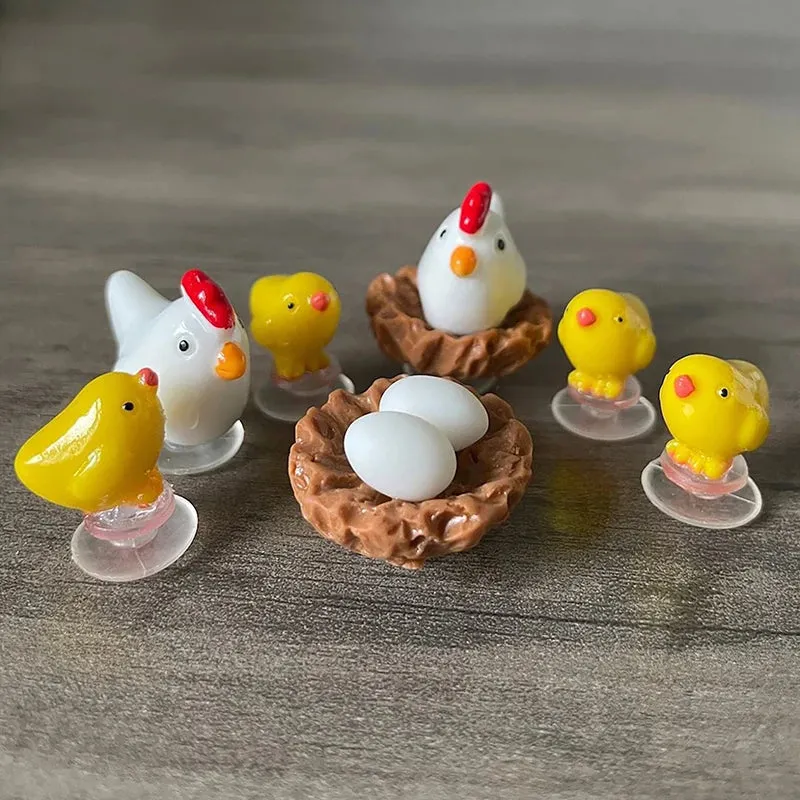 3D Shoe Charms Cute Chickens