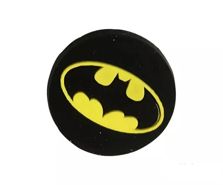 4 Pcs of Super Hero Superman & Batman Shoe Charms For Croc, Bracelet, Shoe