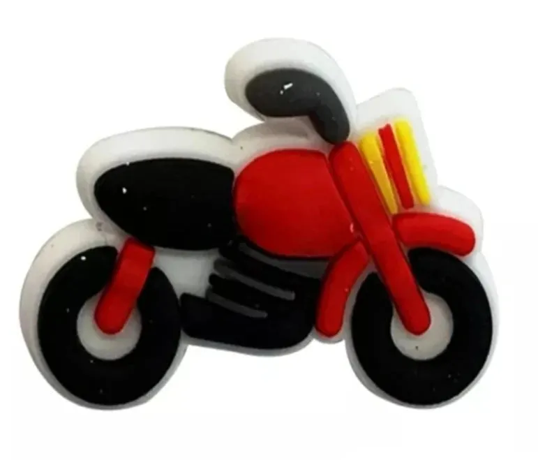 4 Pcs of Transportation Shoe Charms For Croc Shoes- Car, Airplane, Ship, Motorcycle