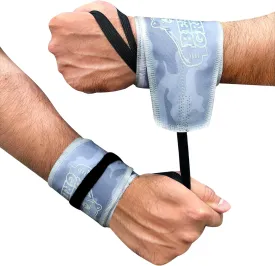 Bear Grips Strength Wraps, Adjustable Wrist Support for Weightlifting, Olympic Lifting, WOD, Calisthenics, Body Weight, Cross Training, Functional Fitness - for Men, and Women - Pair