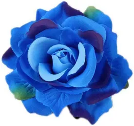 Beautiful Rose Flower Hair Clip Pin up Flower Brooch for Party Travel Festivals