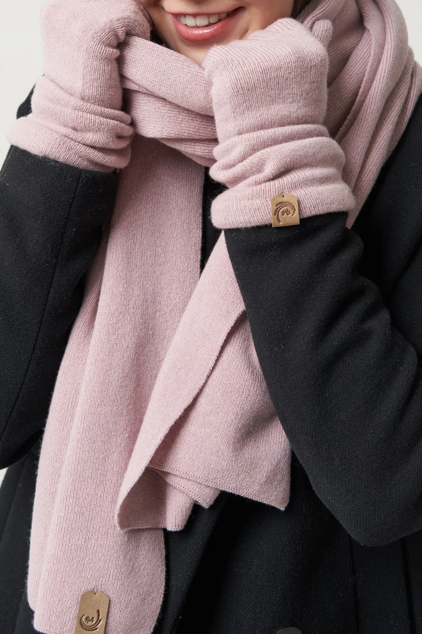 Cashmere winter scarf