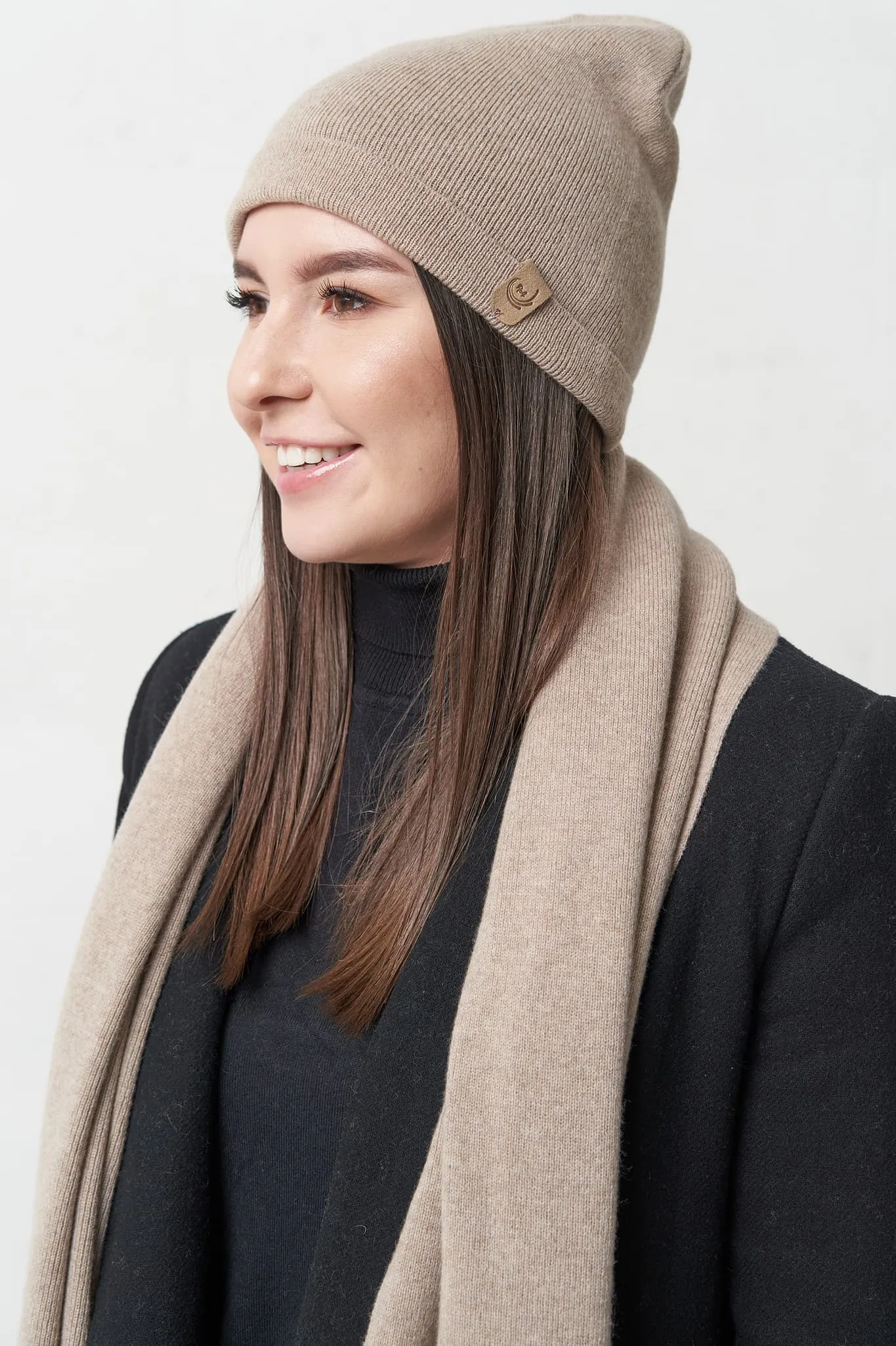 Cashmere winter scarf