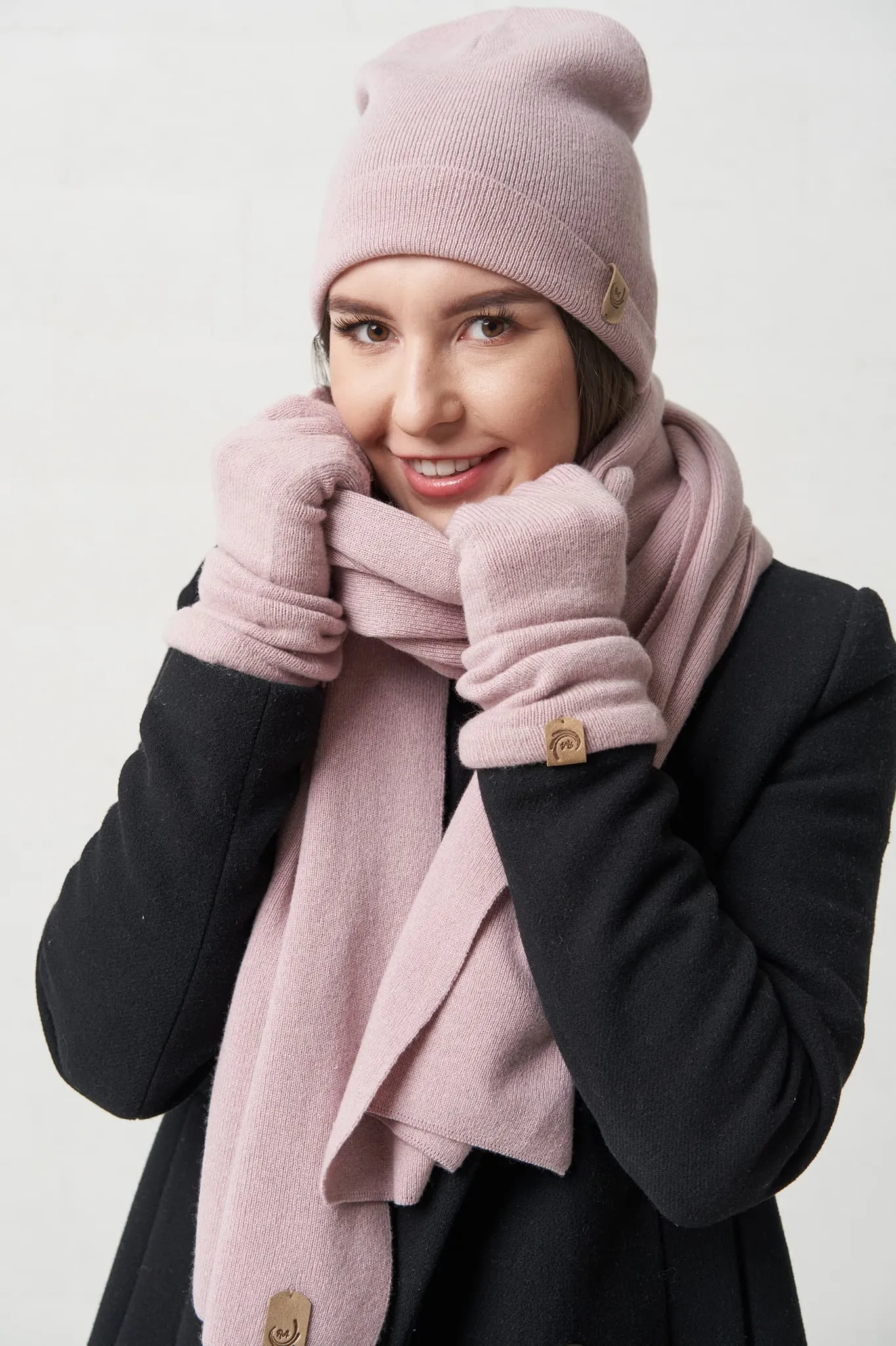 Cashmere winter scarf