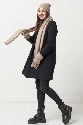 Cashmere winter scarf
