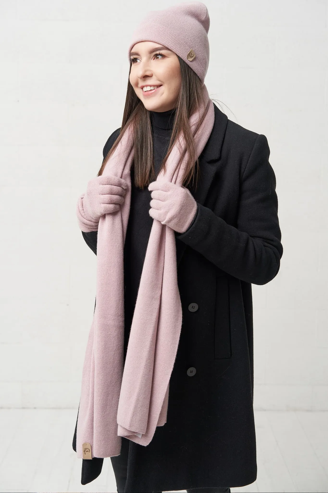 Cashmere winter scarf