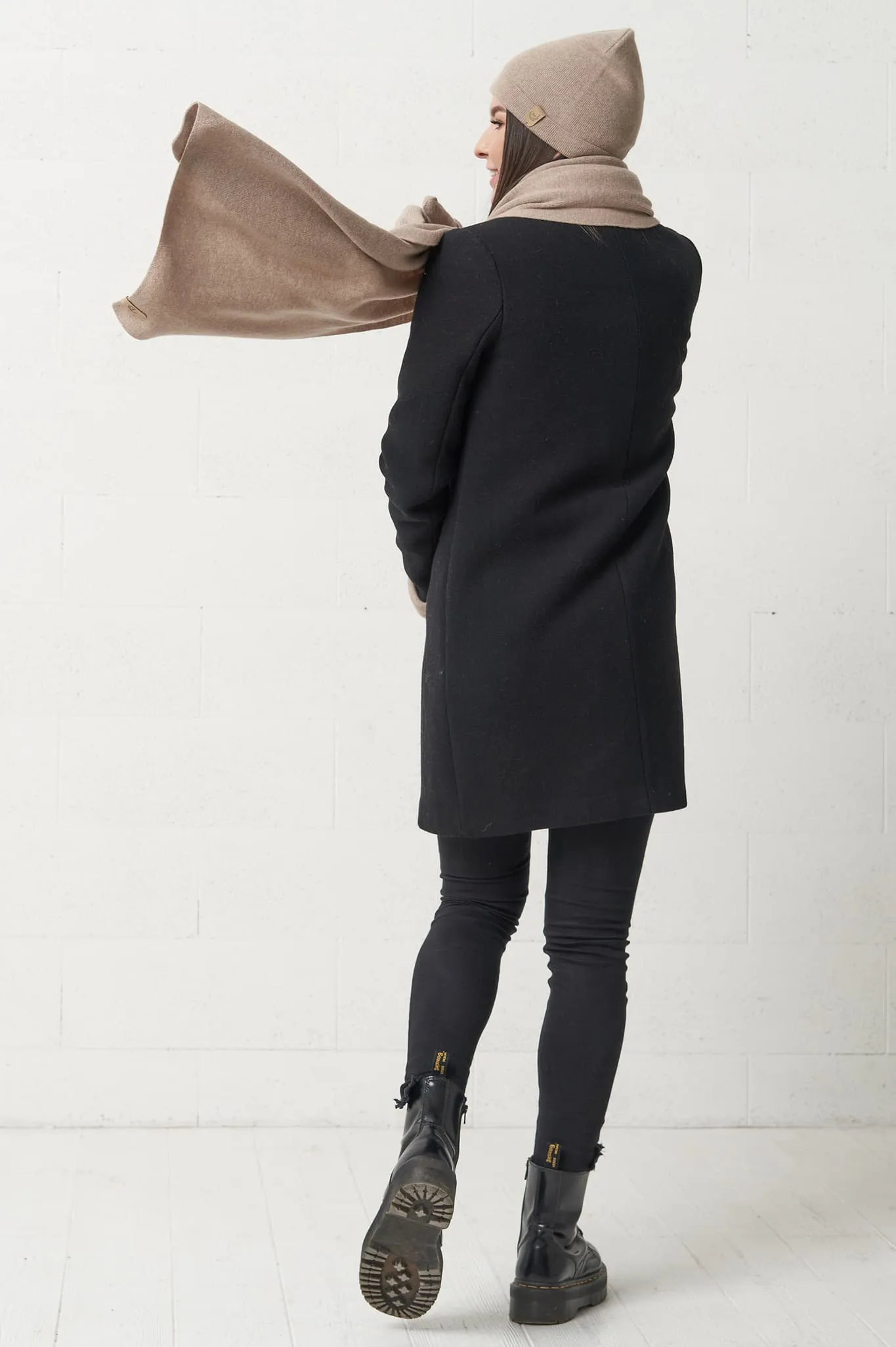 Cashmere winter scarf
