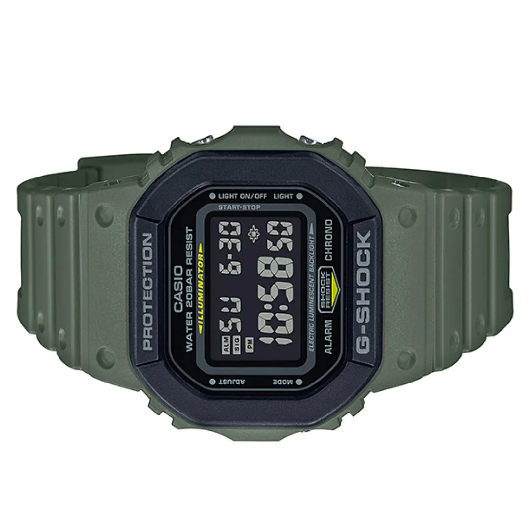 Casio 5600 Series Green Digital Watch DW-5610SU-3DR