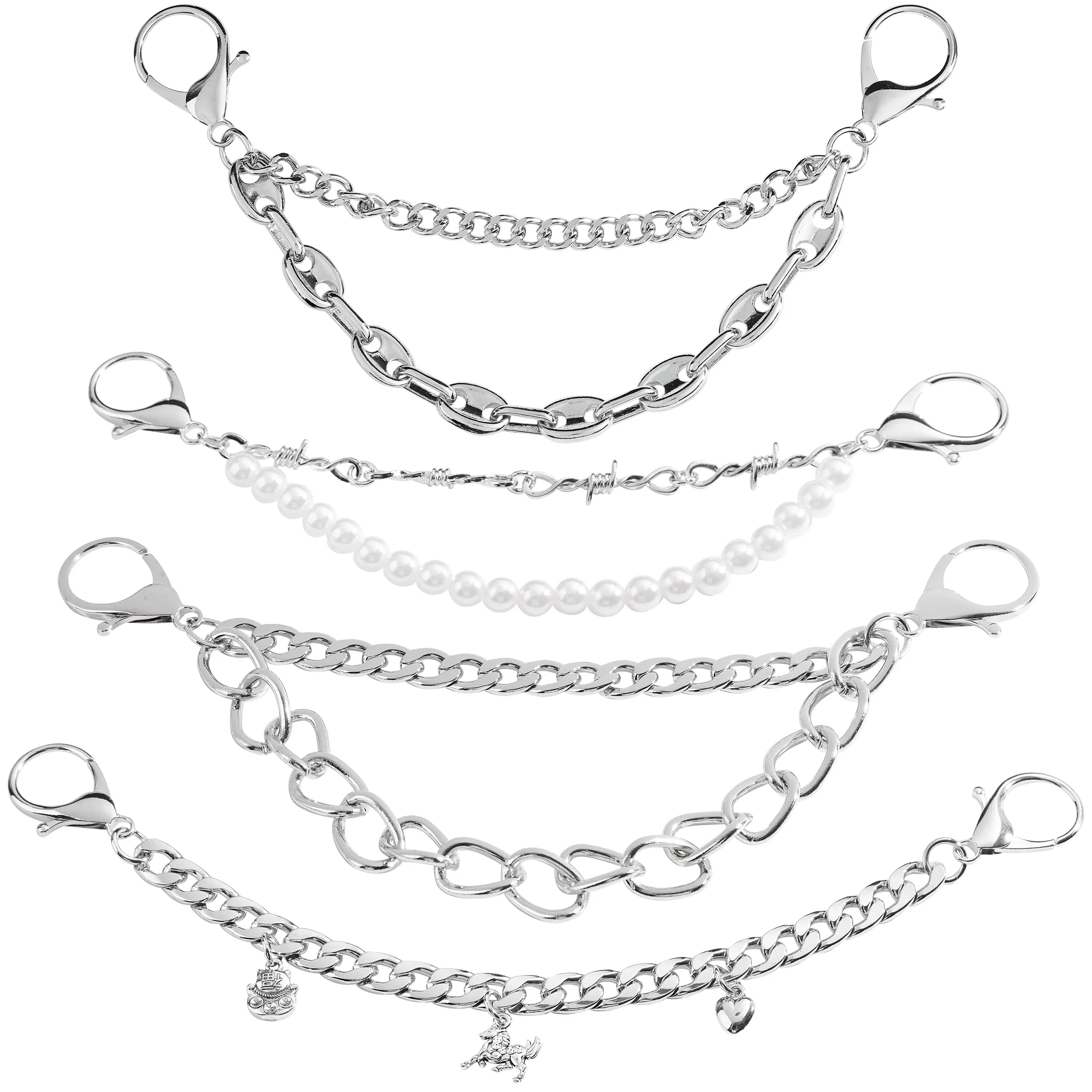 CityComfort Clog Charms, Mixed Shoe Decoration Charms Clog Chains Multipac