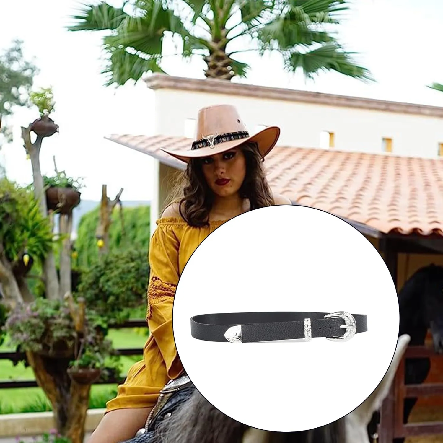 Cowboy Hat Band for Fedora Hat Replacement Hat Belt for Men Cowboy Western Hat Belts Clothing Decorations