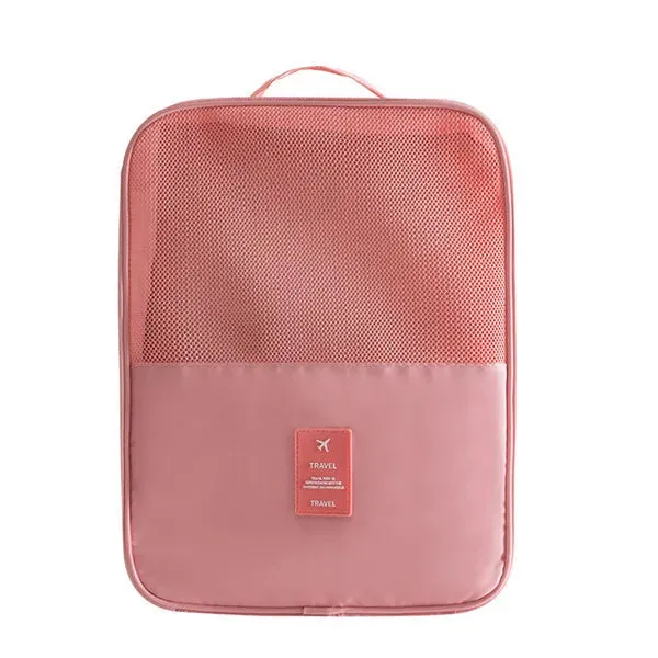 Double Layer Women's Travel Shoe Bag