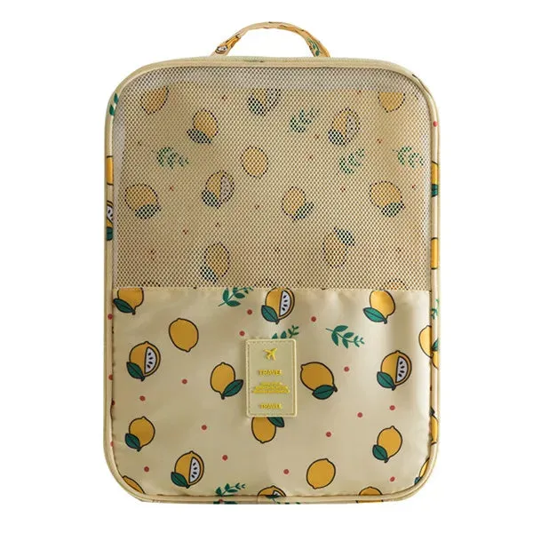 Double Layer Women's Travel Shoe Bag