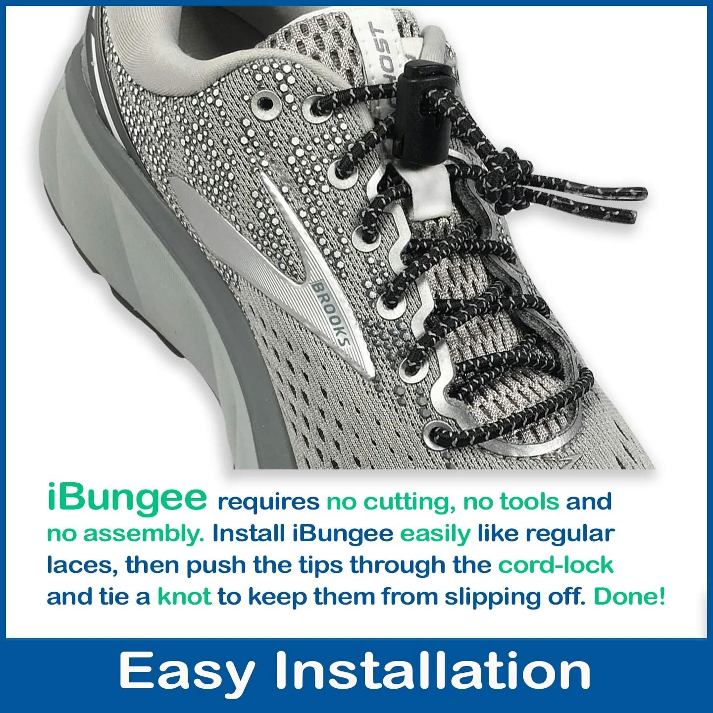 (Elastic No Tie Shoelaces (Made in the USA)