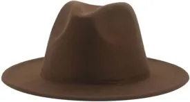 Fedora Hat Winter Man Hats for Women Formal Wedding Decorate khaki9 Panama Cap