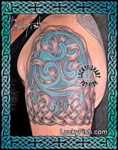 Fluid Knotwork Half-sleeve Celtic Tattoo Design