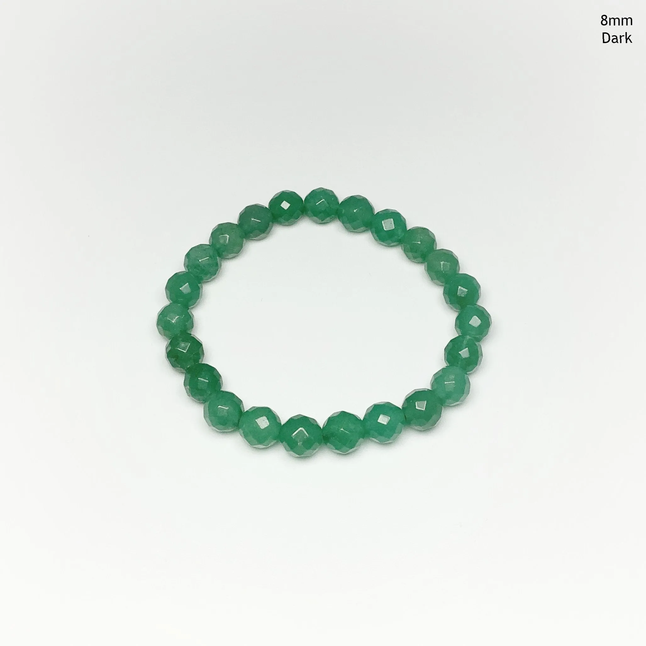 Green Aventurine Faceted Beaded Bracelet
