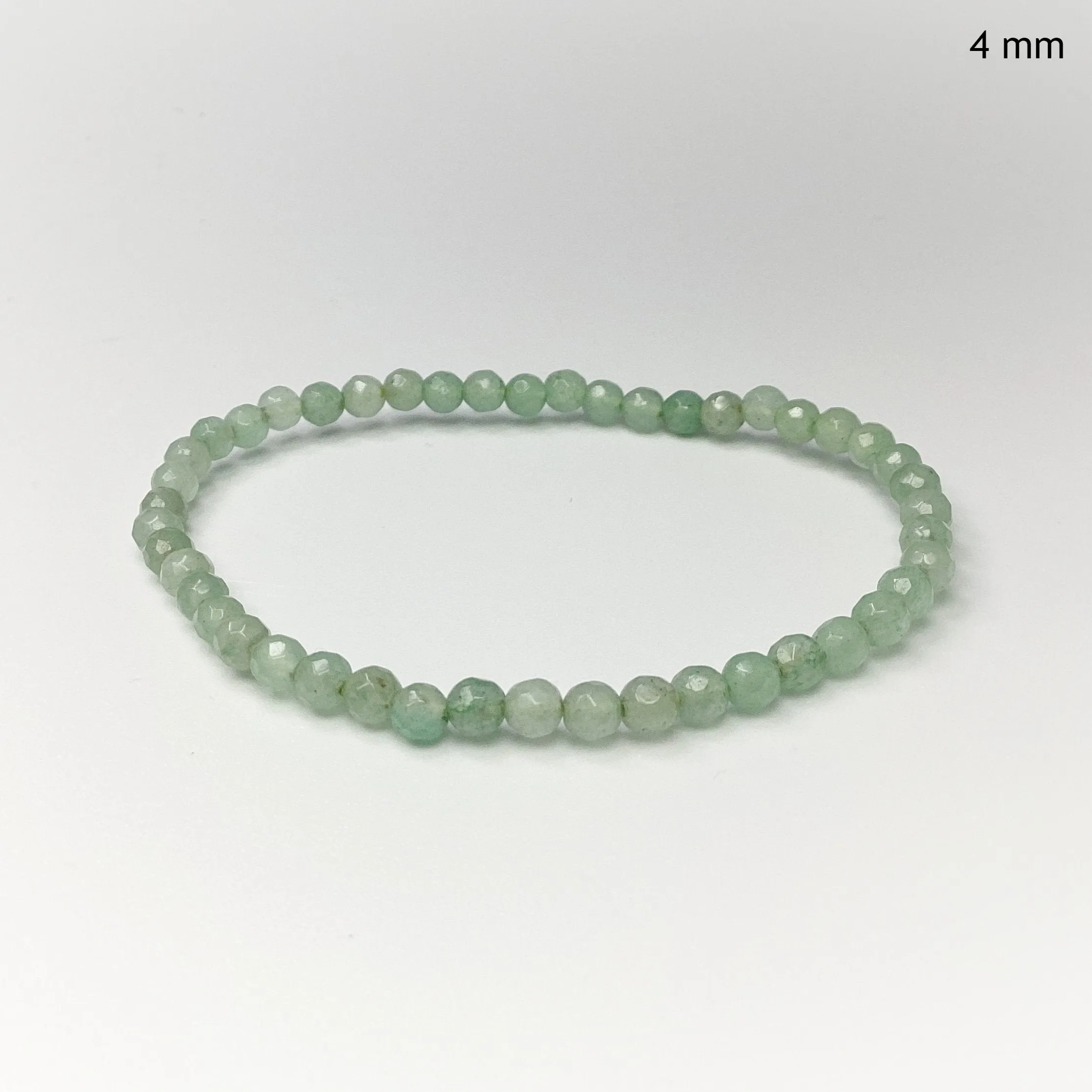 Green Aventurine Faceted Beaded Bracelet
