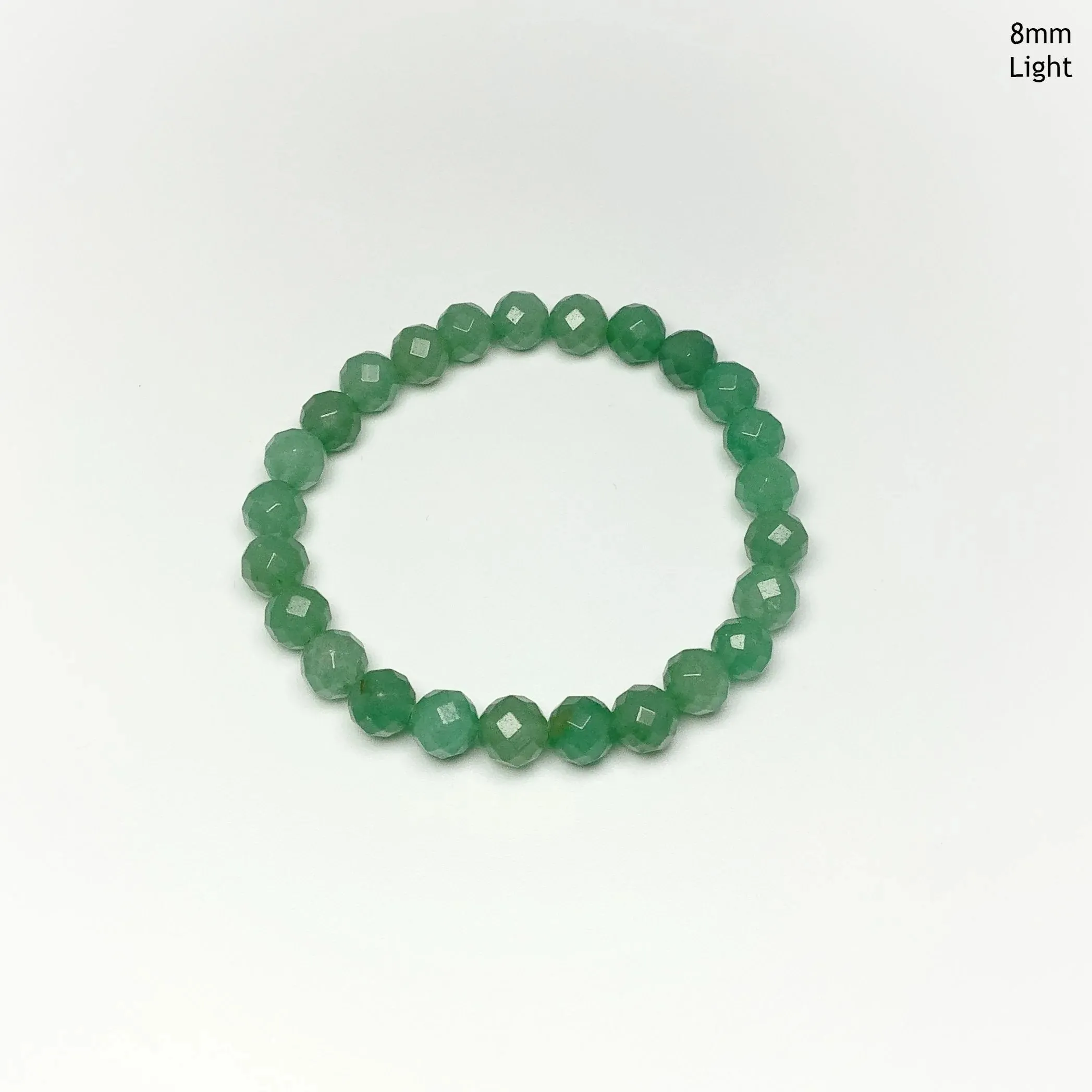 Green Aventurine Faceted Beaded Bracelet