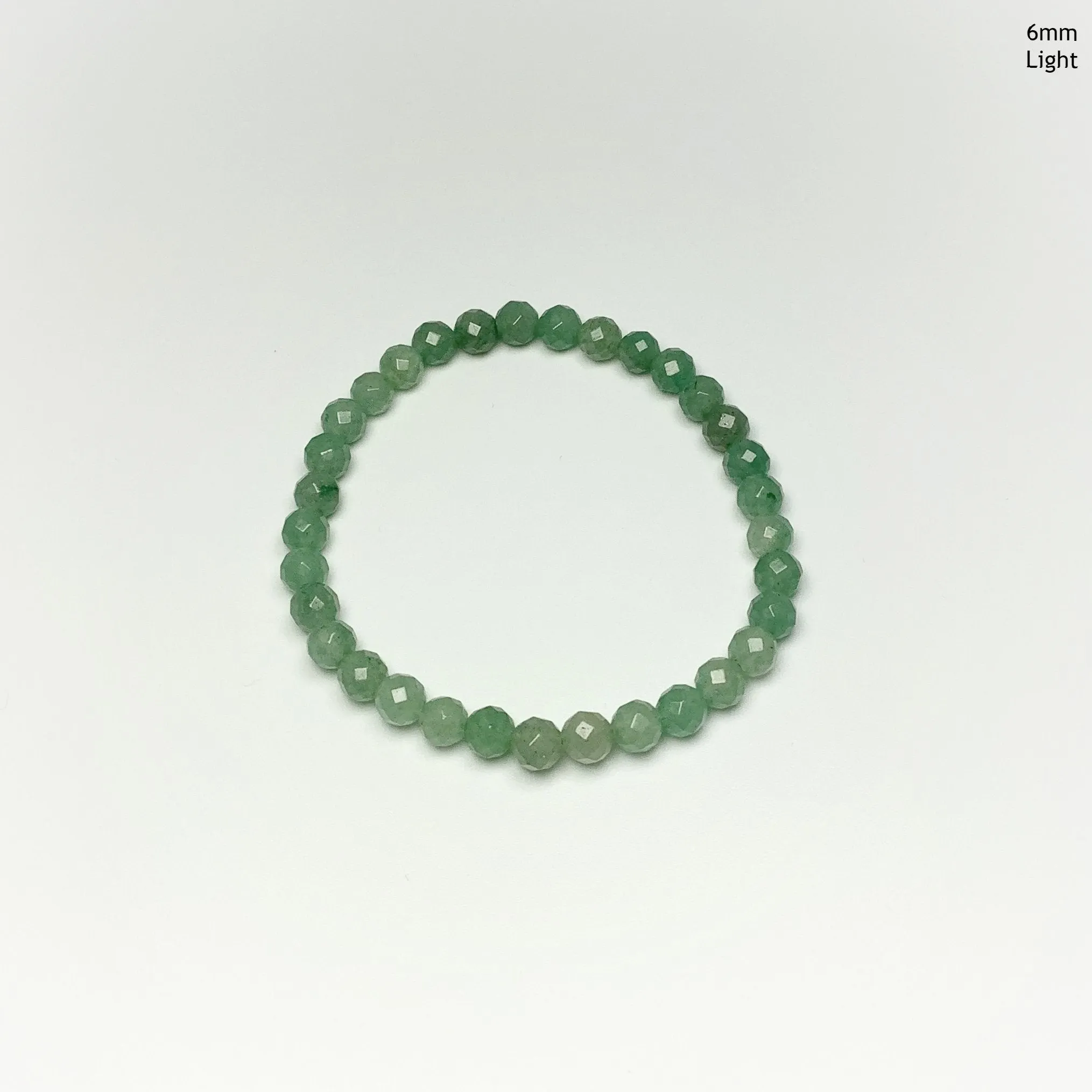 Green Aventurine Faceted Beaded Bracelet