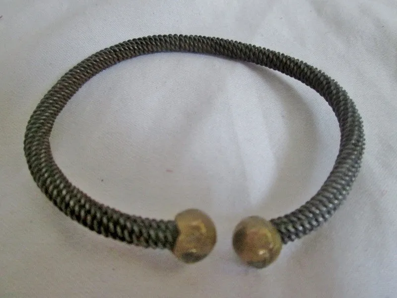 Handmade AFRICA SILVER Primitive Bracelet Cuff Bangle Arm Wrist Band Ethnic