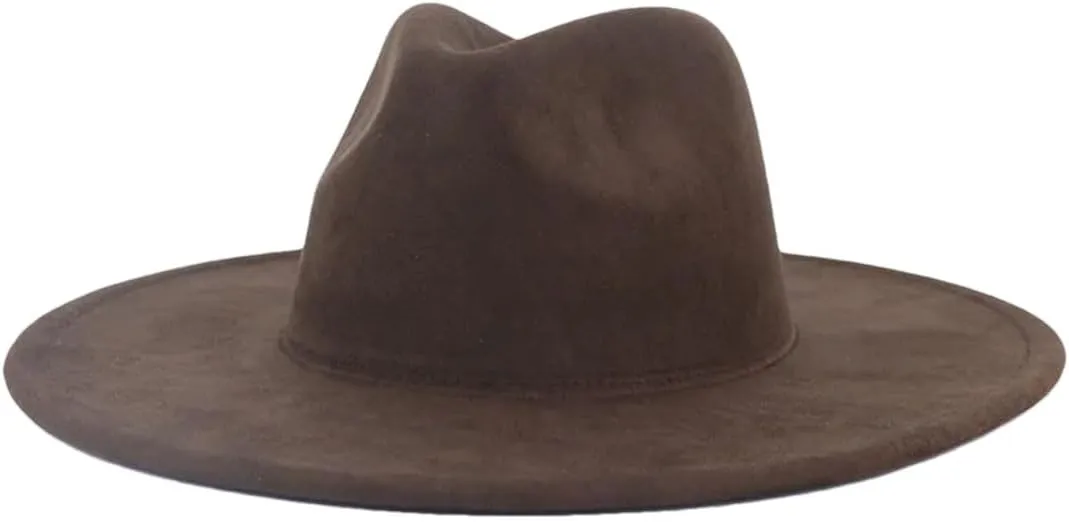 Hgvcfcv Men's and Women's Jazz Hat British Style Sombrero Hombre Fedora Hats for Women Fashionable