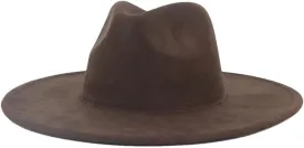 Hgvcfcv Men's and Women's Jazz Hat British Style Sombrero Hombre Fedora Hats for Women Fashionable
