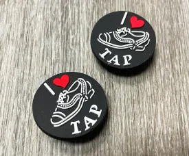 I Heart Tap Shoe Charms