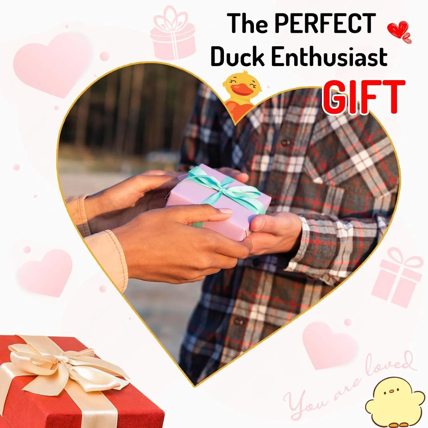 Inspirational Keychain Funny Ducking Key Chain Lucky Duck Charms Novelty Gifts