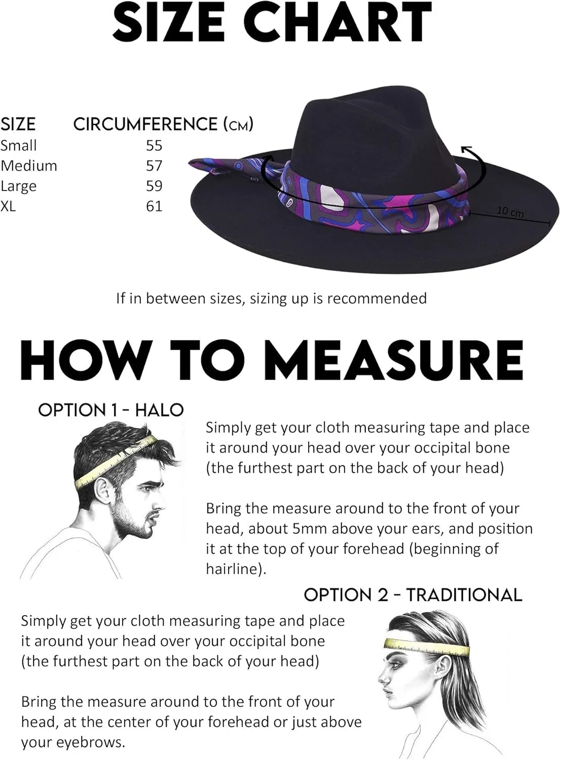 Lack of Color Women's Melodic Wide-Brimmed Wool Fedora with Scarf Trim