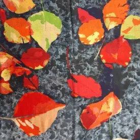 MERINO WOOL SCARF FALLEN LEAVES