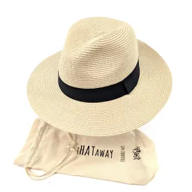 Natural Panama Style Foldable Sun Hat