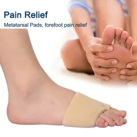 Non-Slip Silicone Metatarsal Forefoot Pads Heel Gel Insoles