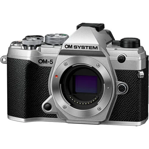 OM SYSTEM OM-5 Mirrorless Camera with 12-45mm f-4 PRO Lens Silver