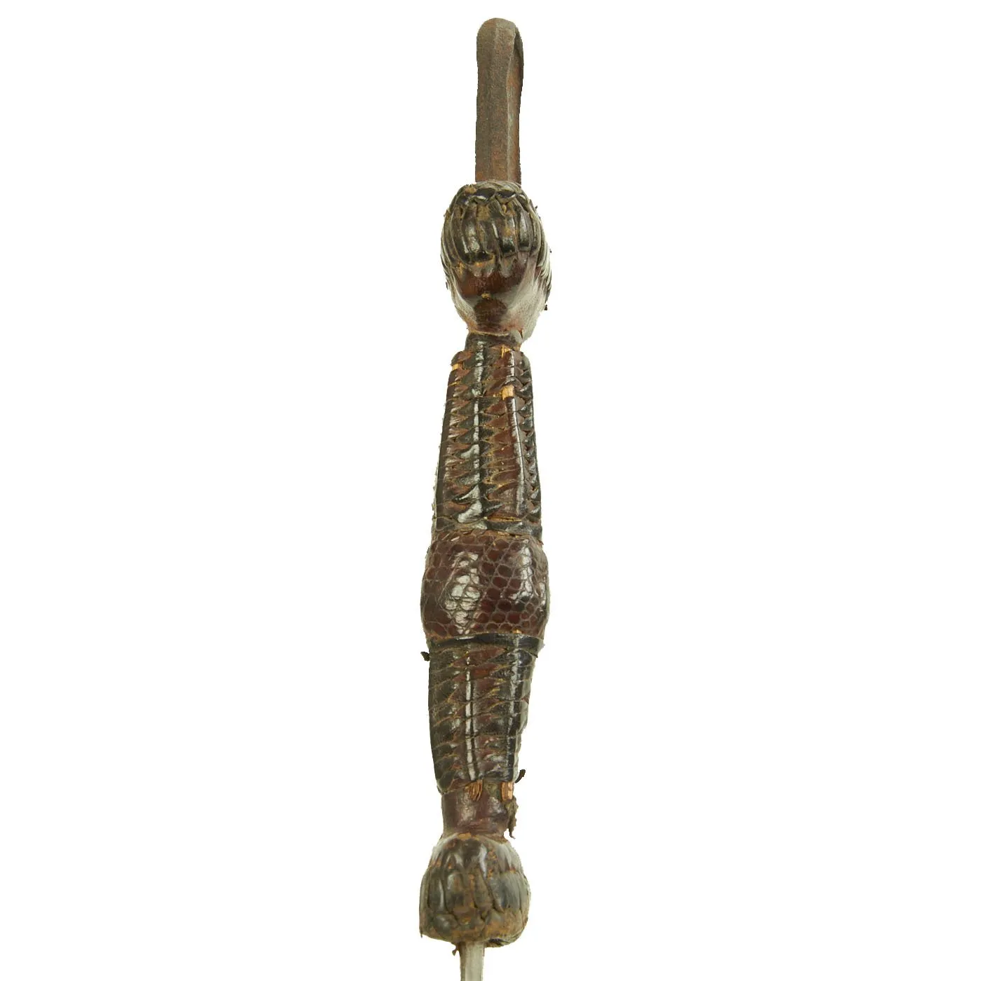 Original Set of Two Sudanese Mahdi Dervish Daggers with Leather Scabbards - c. 1885