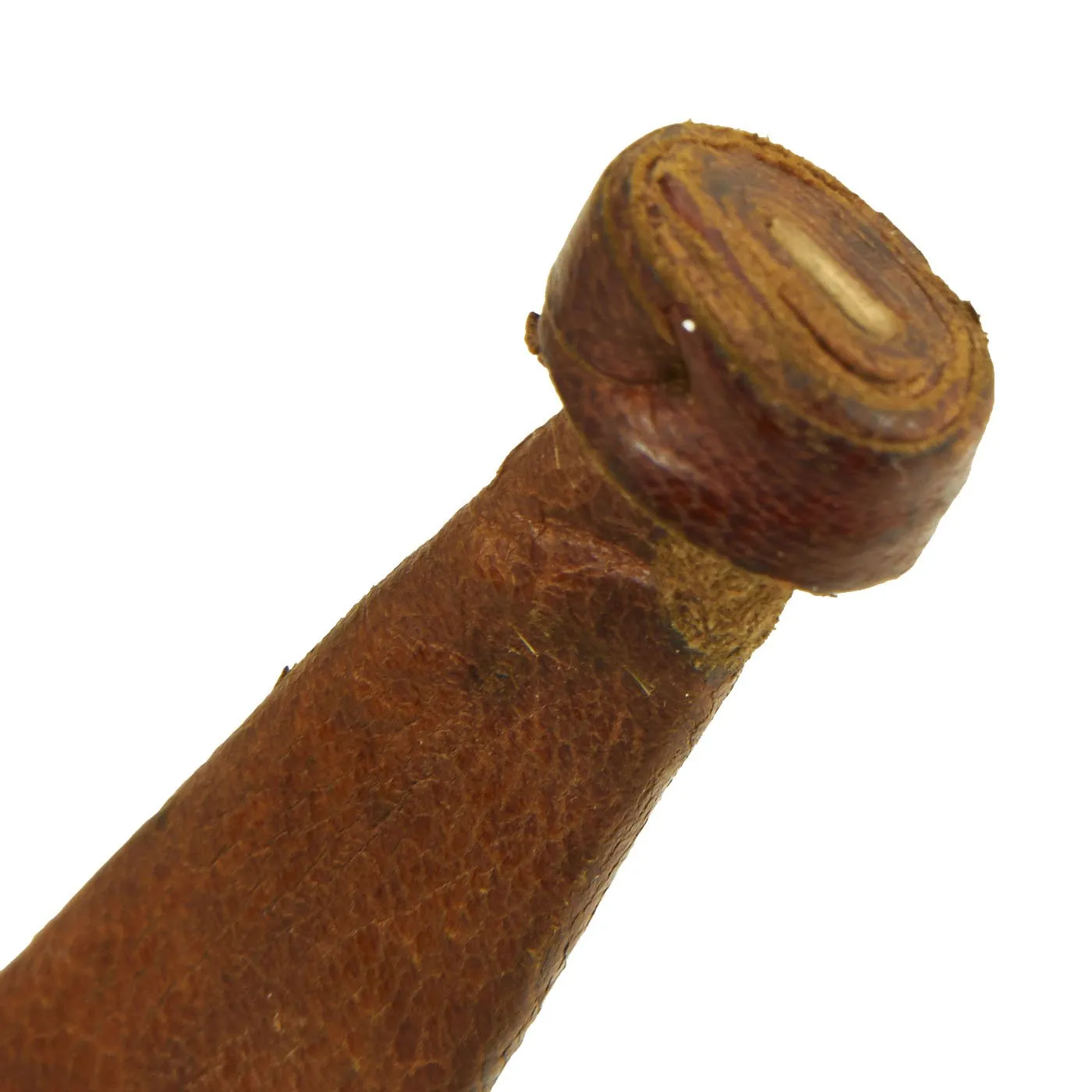 Original Set of Two Sudanese Mahdi Dervish Daggers with Leather Scabbards - c. 1885