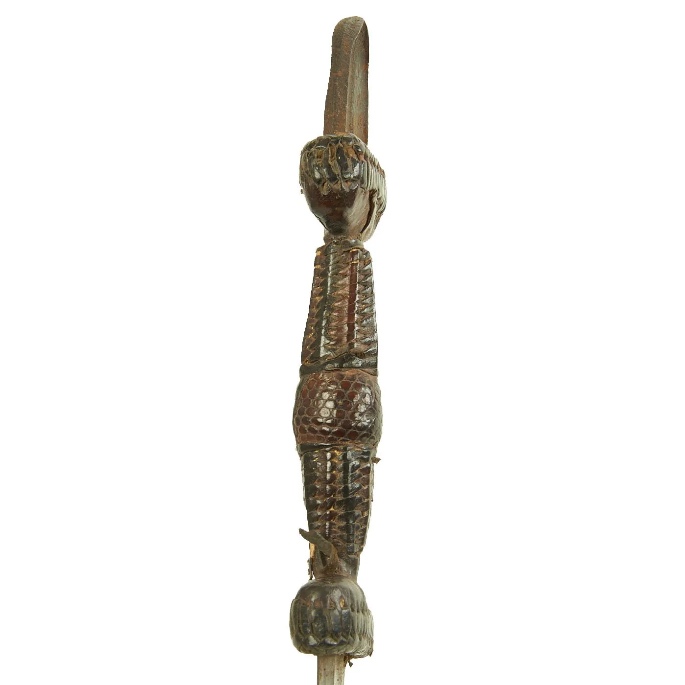 Original Set of Two Sudanese Mahdi Dervish Daggers with Leather Scabbards - c. 1885