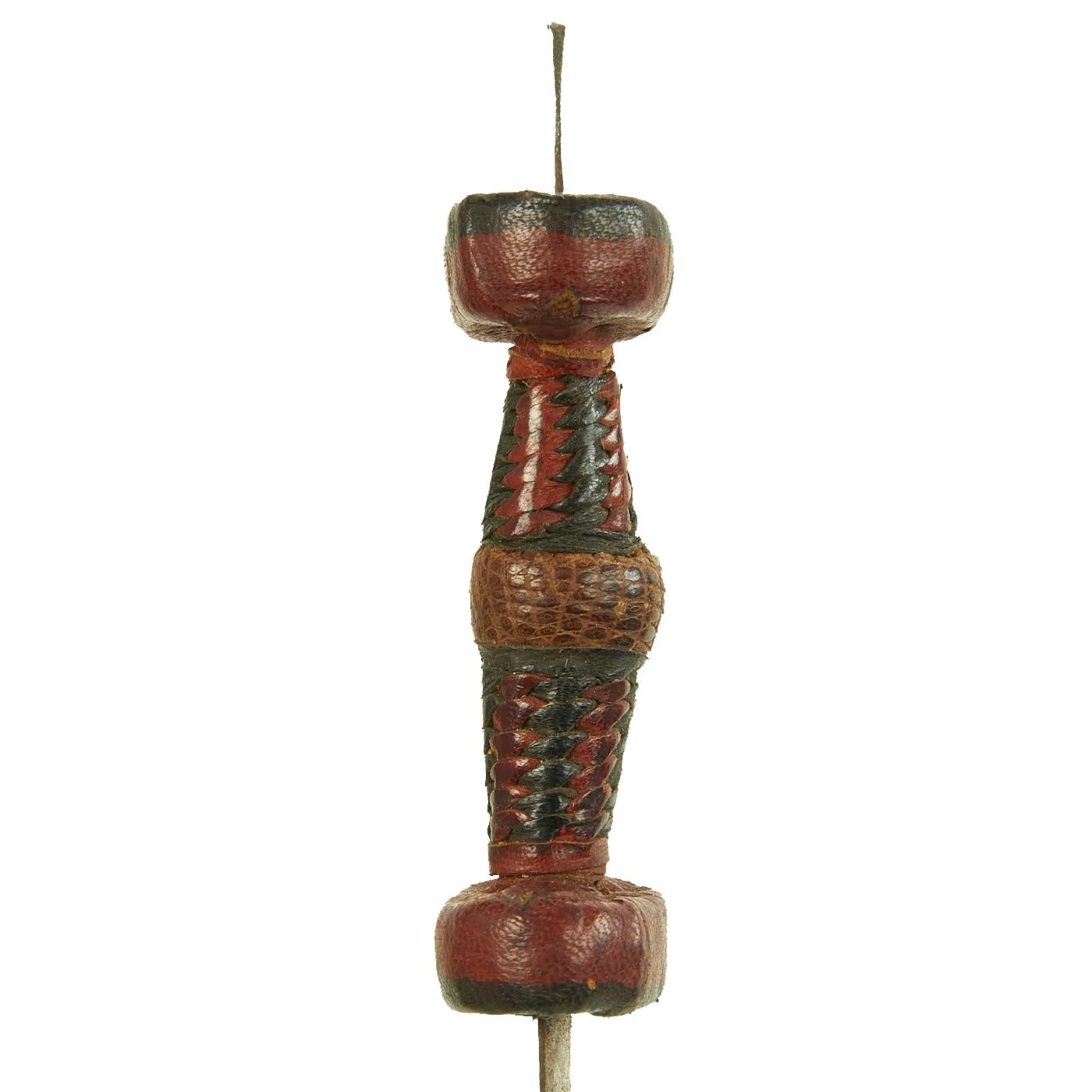 Original Set of Two Sudanese Mahdi Dervish Daggers with Leather Scabbards - c. 1885