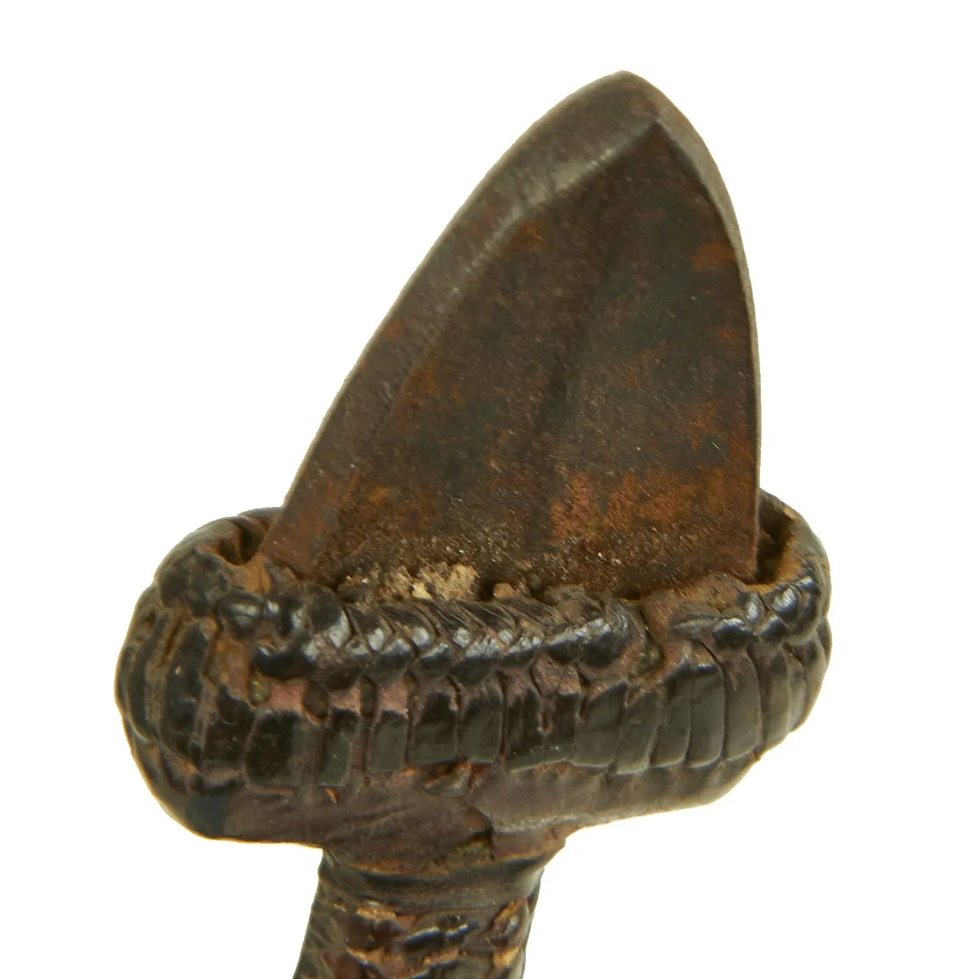 Original Set of Two Sudanese Mahdi Dervish Daggers with Leather Scabbards - c. 1885