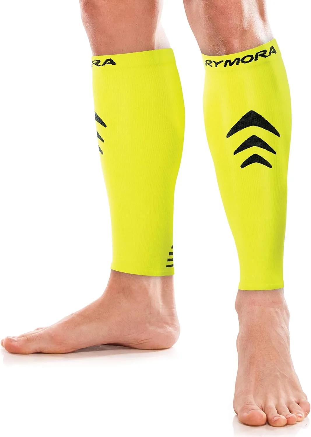 Rymora Calf Compression Sleeves Men Women - Leg Compression Sleeve Footless Socks - Shin Splint Relief Fitness Running