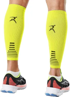 Rymora Calf Compression Sleeves Men Women - Leg Compression Sleeve Footless Socks - Shin Splint Relief Fitness Running