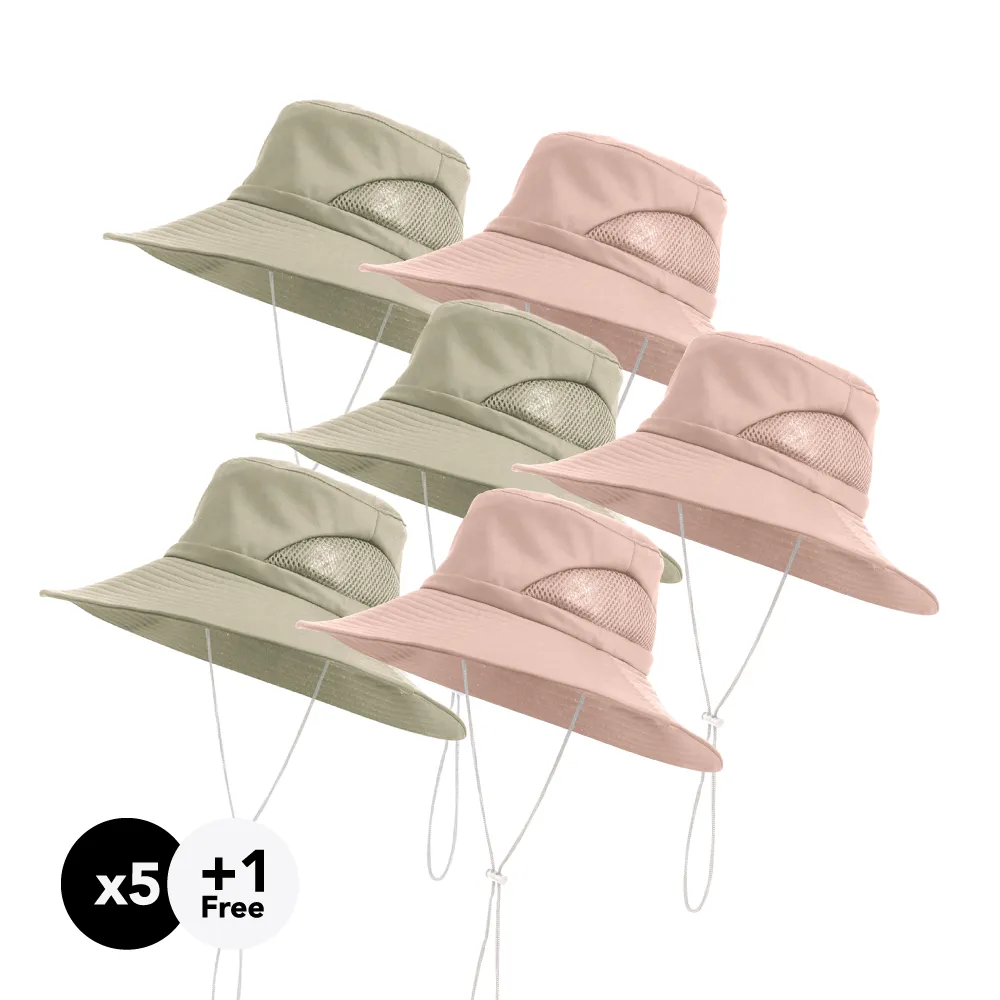 Satin-Lined, Waterproof Sun Hat, Bundle Hat (6)