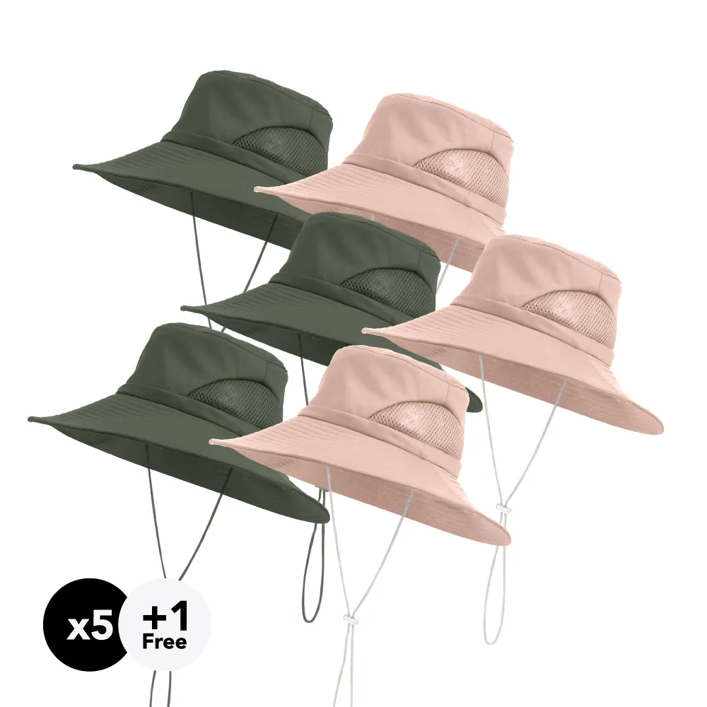 Satin-Lined, Waterproof Sun Hat, Bundle Hat (6)