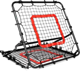 Storgem Baseball Softball Rebounder Net, Pitch Back Rebound Net,Soccer Rebound Net, Fielding Rebounder,Double Sided Adjustable Multi-Sports Pitching Rebound Net for Throwing Practice