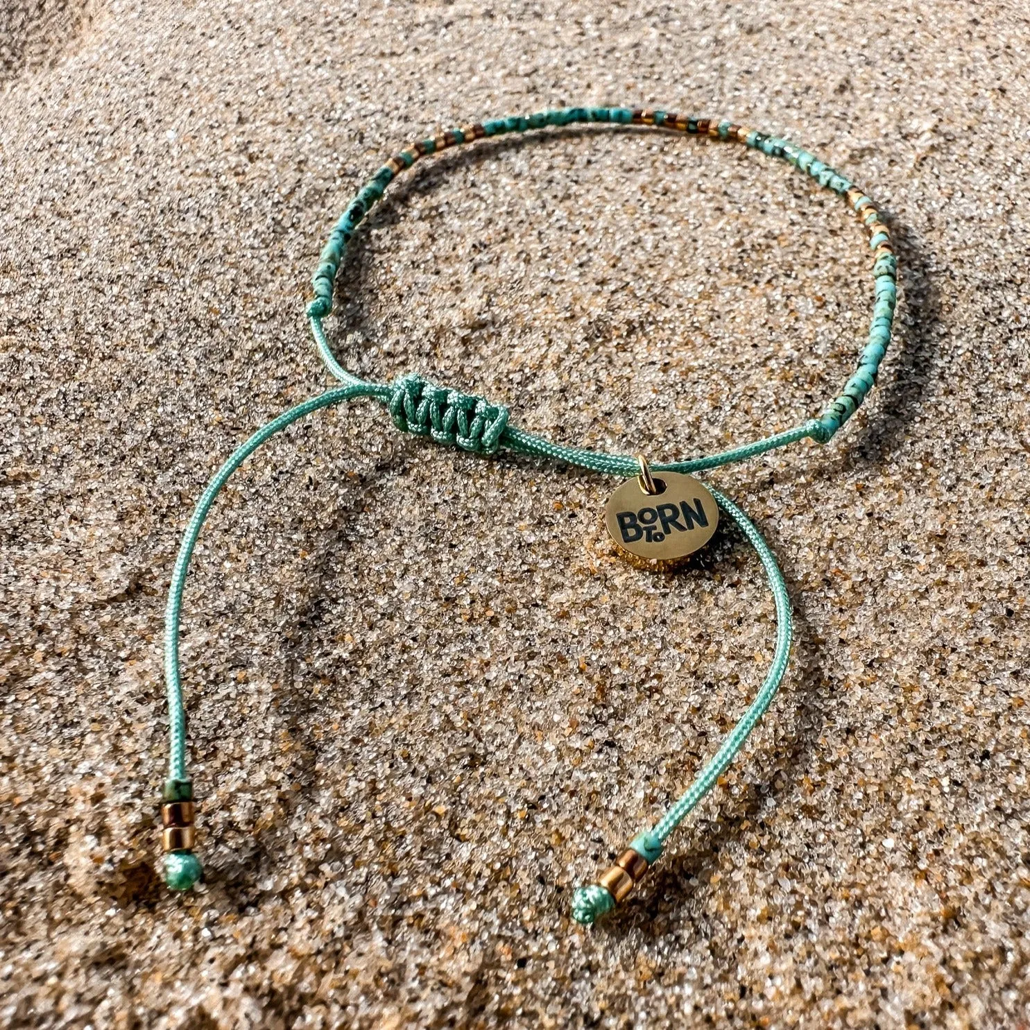 Tidepool Adjustable Beaded Bracelet