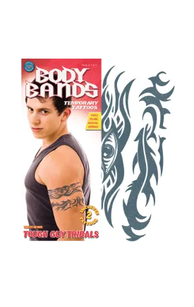 Tribal Eye Body Band Temporary Tattoo