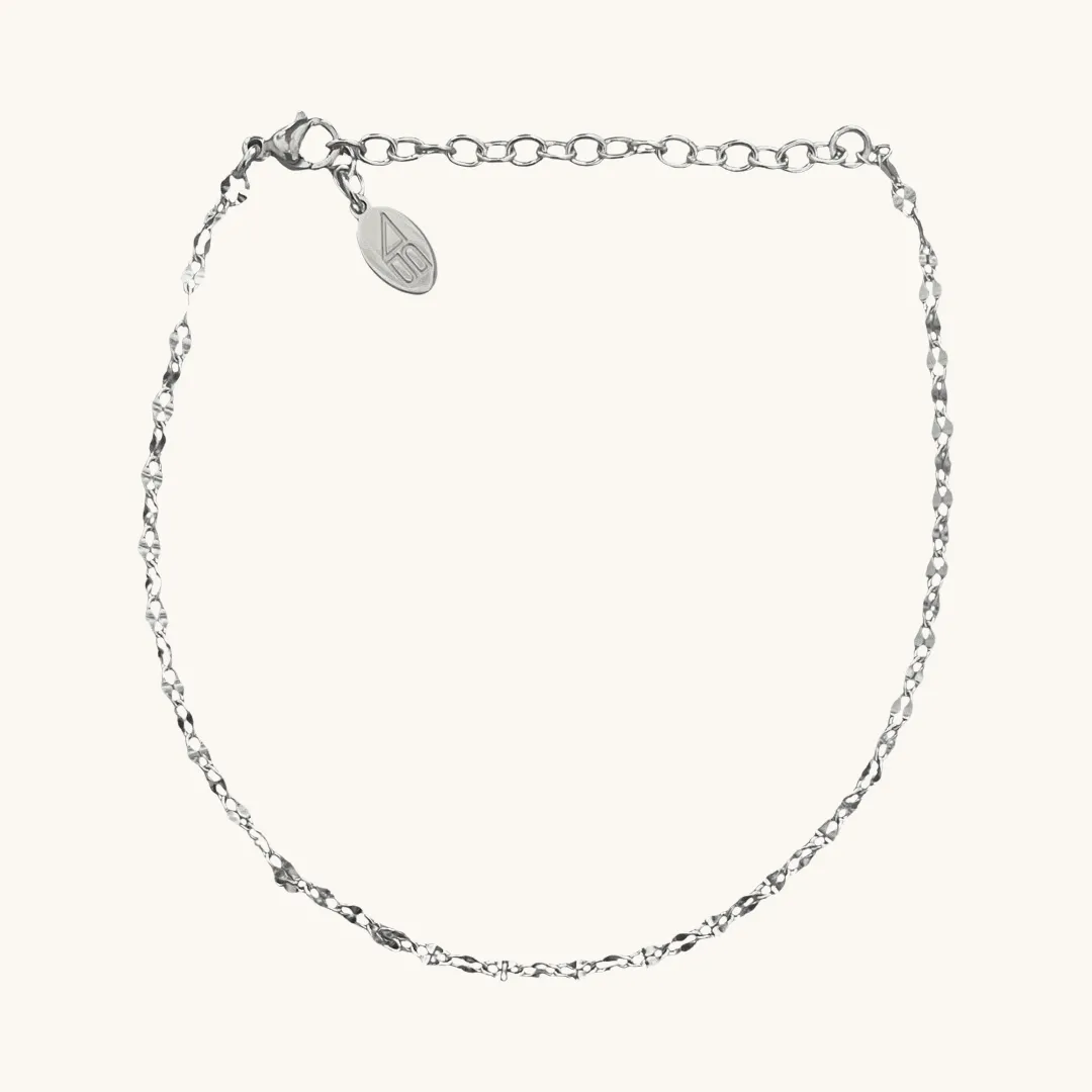 Waterproof Silver Eve Anklet