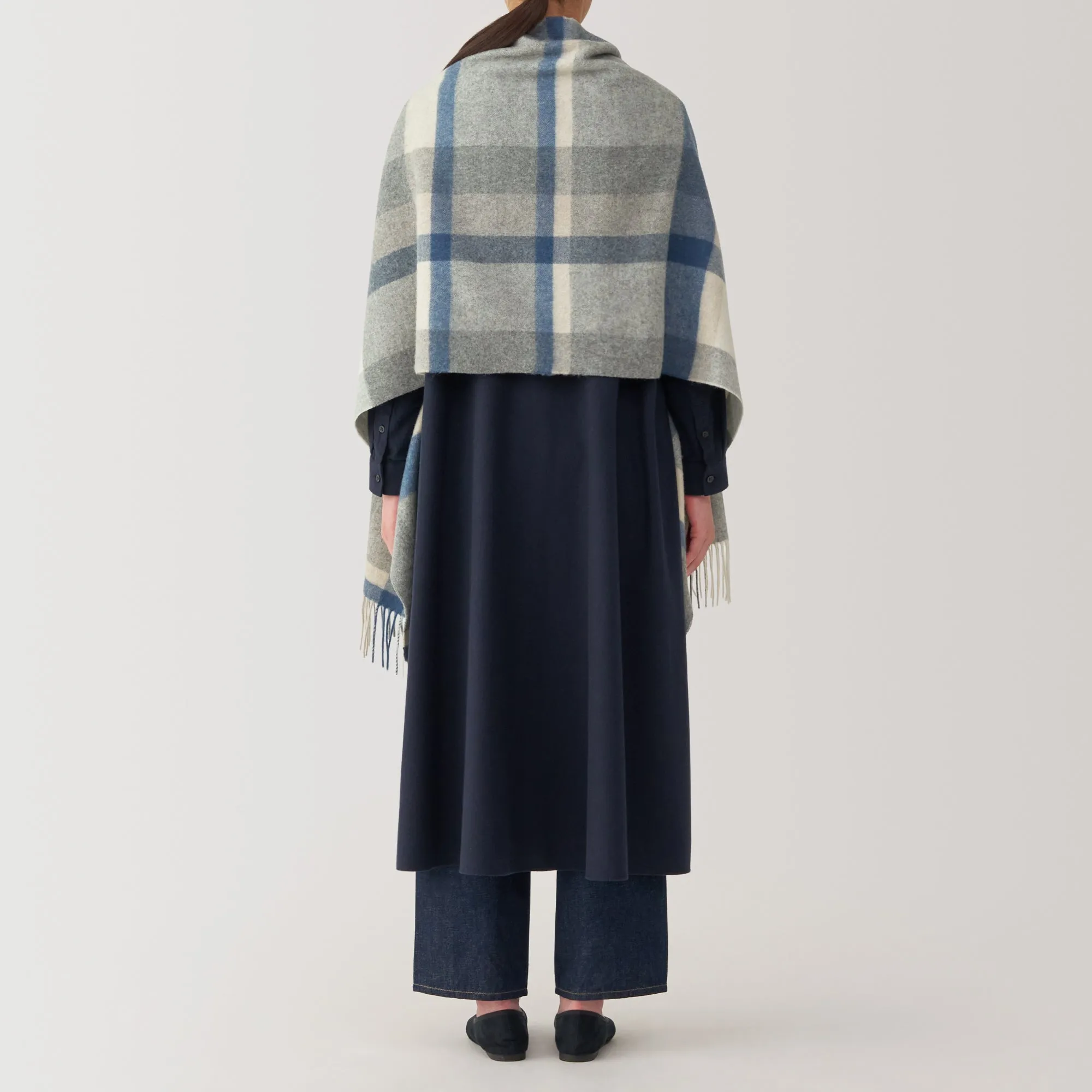 Wool Blanket Patterned Stole