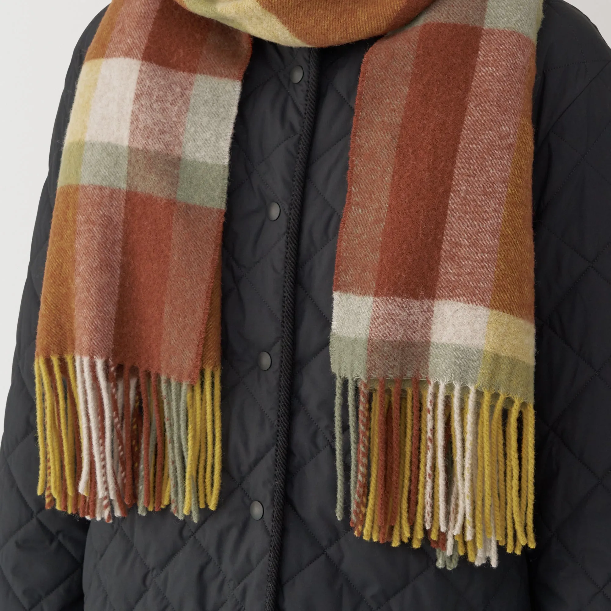 Wool Blanket Patterned Stole