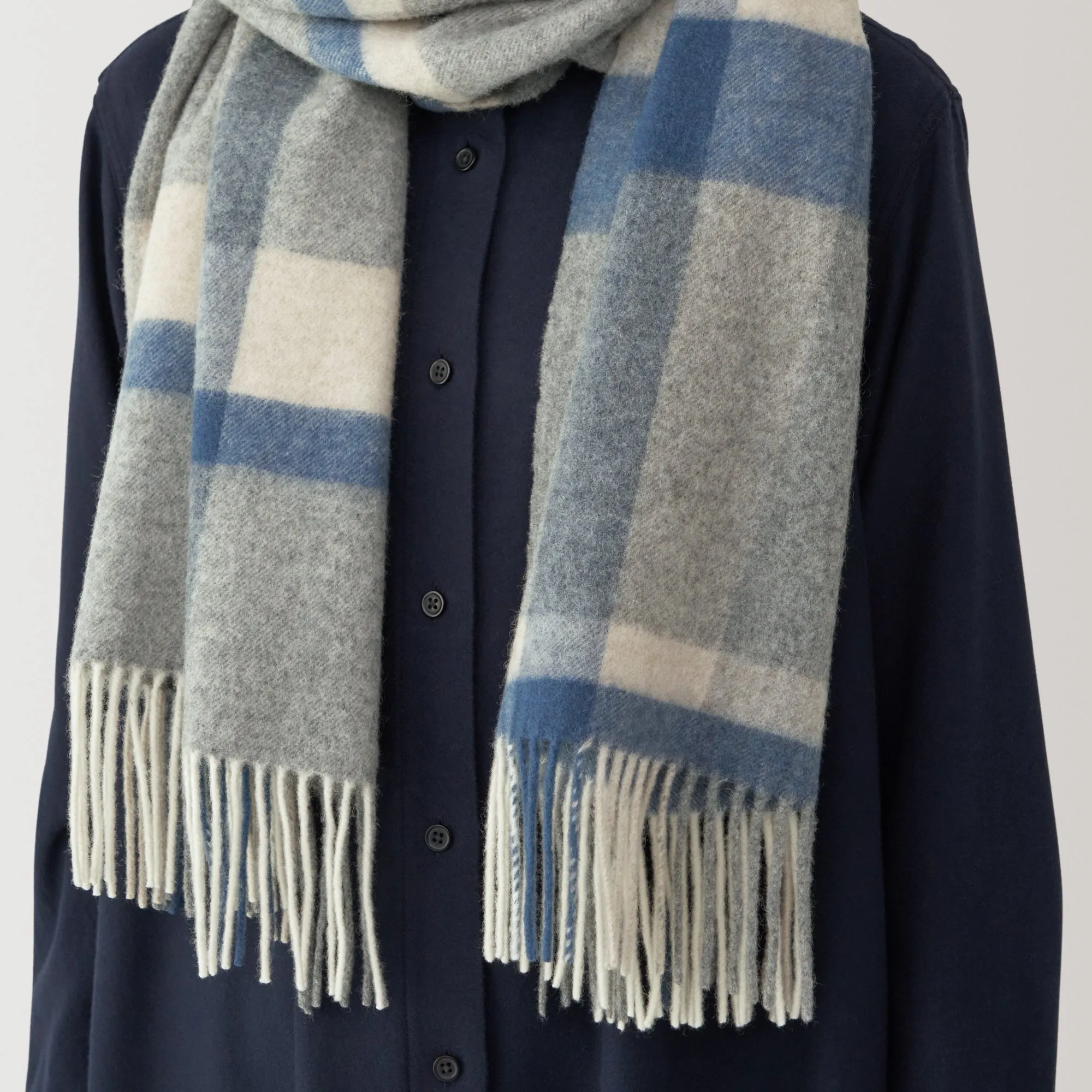 Wool Blanket Patterned Stole